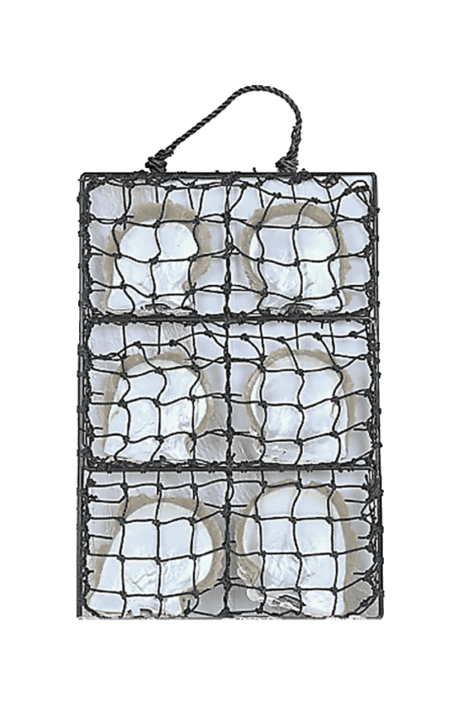6 Pocket - Decorative Pearl Shell Panel